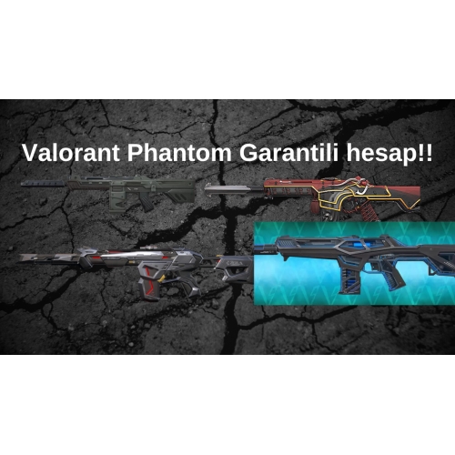  Valorant phantom garantili hesap!!